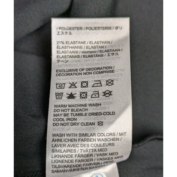 J Lindeberg Golf Womens 1/4 Zip Pullover XS Black Kora Mid Layer - Picture 8 of 8